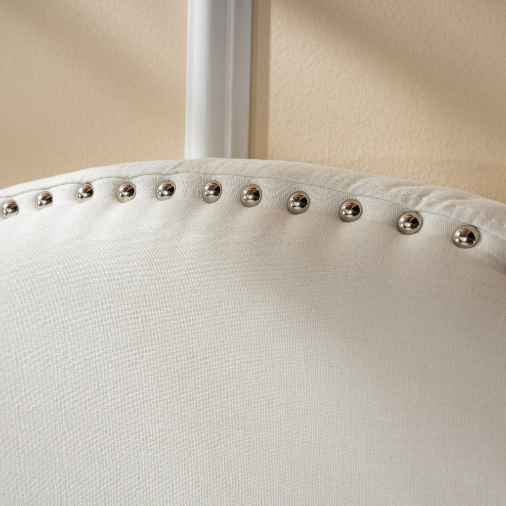 Studded Border Fabric Queen/Full Headboard - NH419892