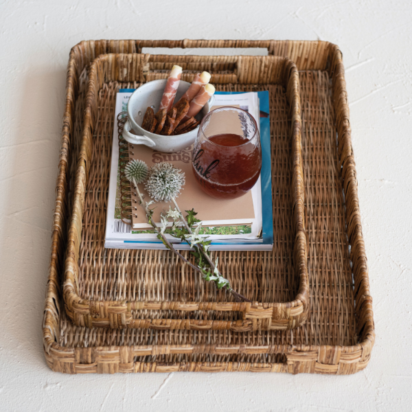 Basketweave Tray-Large