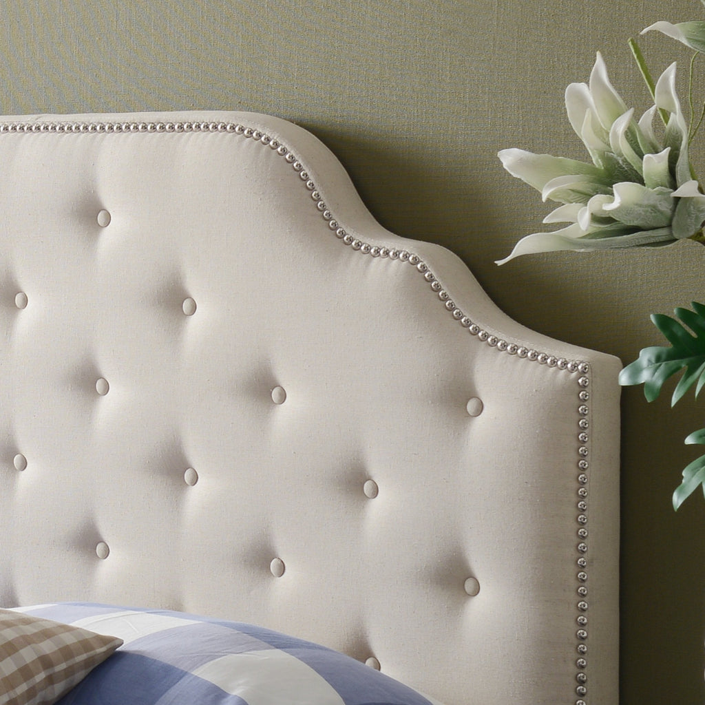 Fabric Tufted Queen/Full Headboard - NH284892