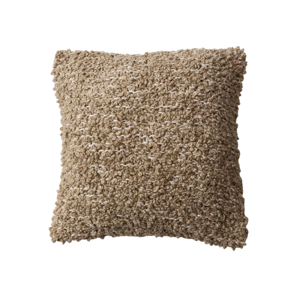 Natural Cotton Boucle Pillow 20