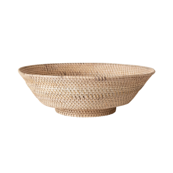 Hand Woven Footed Bowl