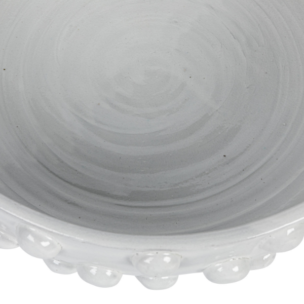 White Dotty Bowl
